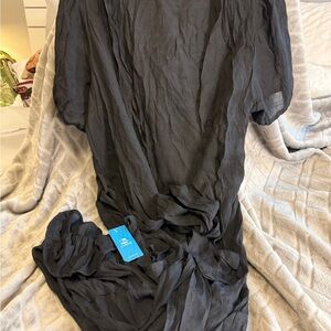 Cupshe Black Swim Coverup